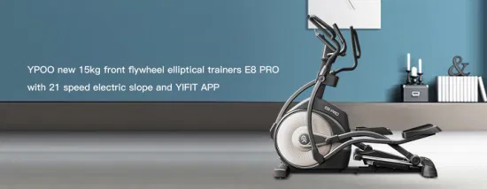 Ypoo 新しいカーディオフィットネス機器クロストレーナーエリプティカル E8 ベストエクササイズジム磁気エリプティカル Yfit アプリ付き